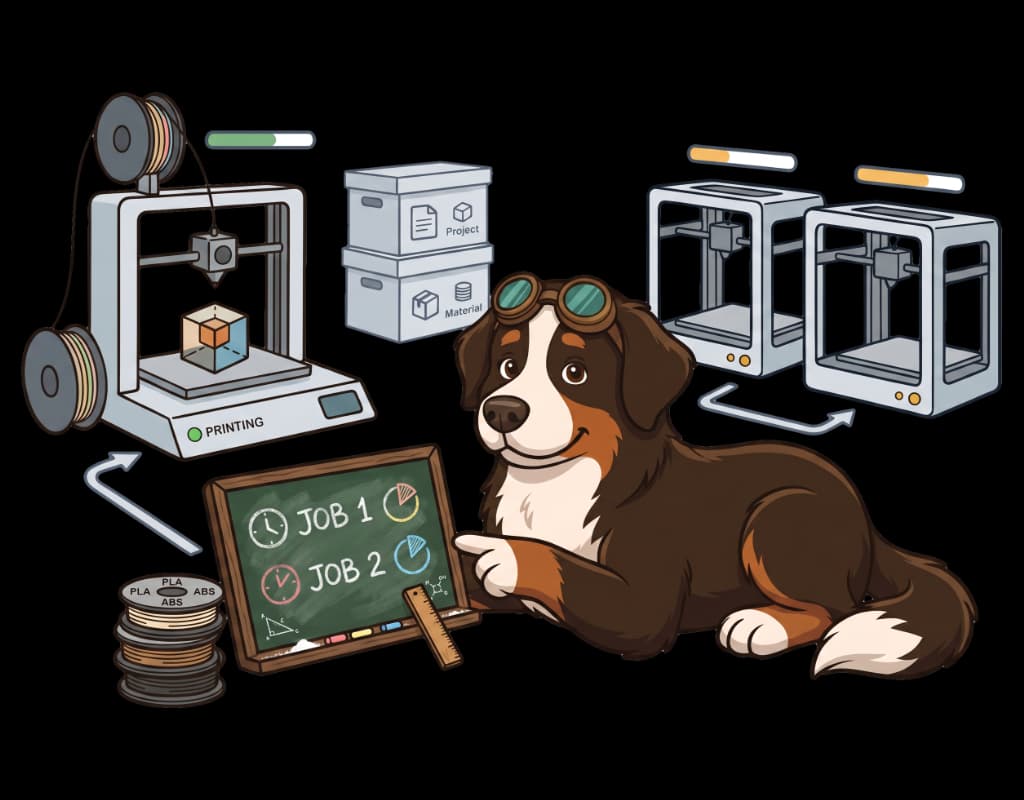 BolloPrint mascot for FabLabs and educational centers